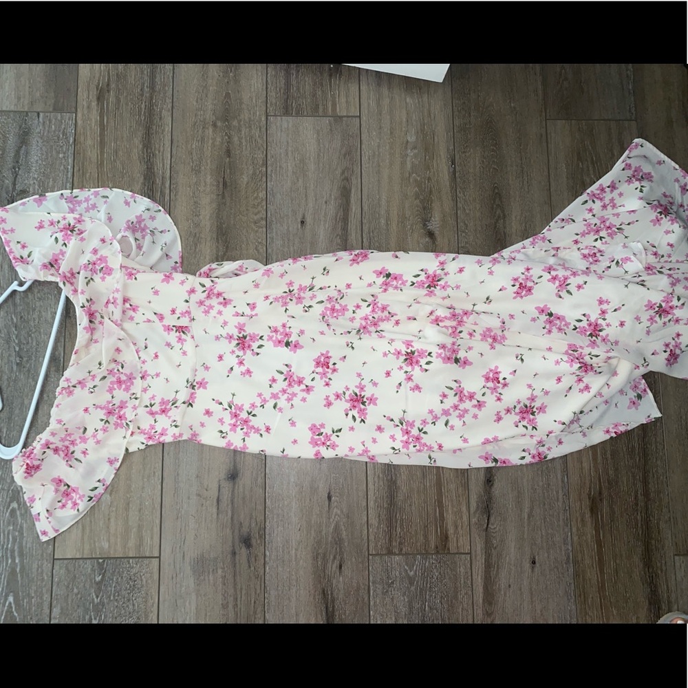 Pink lily maxi